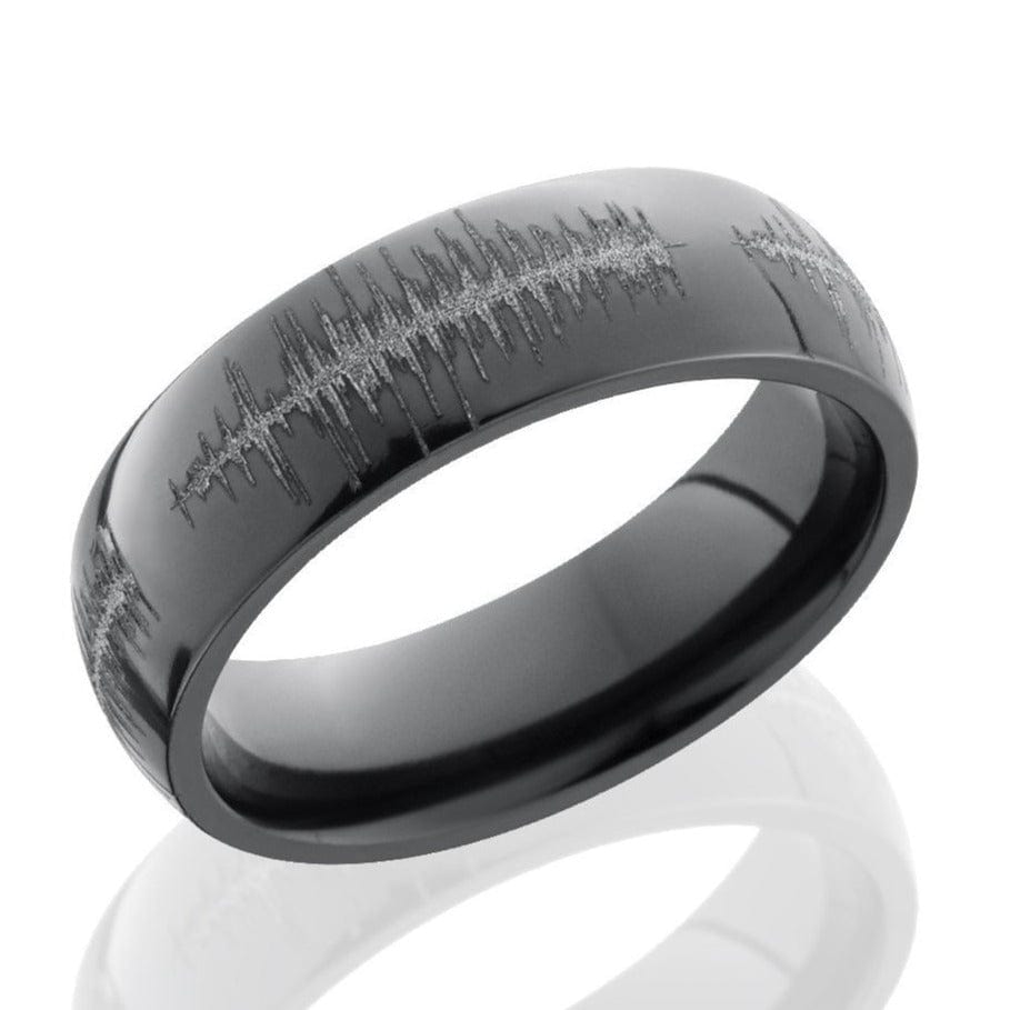 Black Zirconium Mens Ring – Everett Jewelry