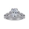 Diamond Engagement Ring | White Gold Oval Ring | Everett Jewelry