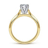 Gabriel Bridal ENGAGEMENT RINGS Ellis - 14K White-Yellow Gold Round Diamond Engagement Ring