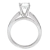 14kt Solitaire with Channel Set Side Diamonds ENGAGEMENT RINGS La Vie [Everett Jewelry Shreveport Louisiana]