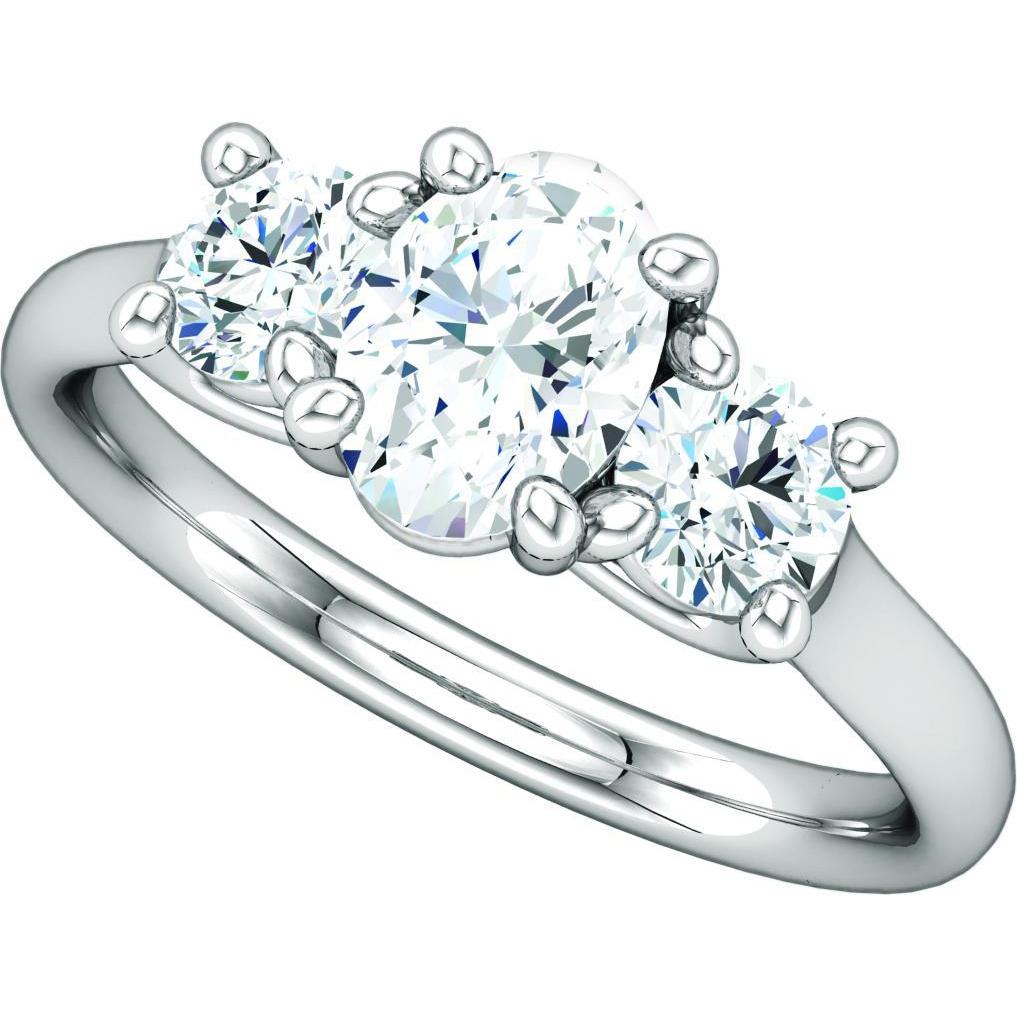 Three Stone Diamond Rings