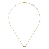 14K Yellow Gold Angel Wings Necklace - Everett Jewelry