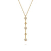 14K Yellow Gold Bujukan Diamond Bar Necklace - Everett Jewelry
