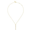 14K Yellow Gold Bujukan Diamond Bar Necklace - Everett Jewelry