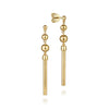 14K Yellow Gold Bujukan Drop Earrings - Everett Jewelry