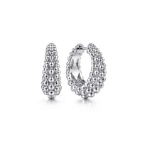 925 Sterling Silver 20mm Bujukan Classic Hoop Earrings - Everett Jewelry