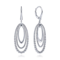 925 Sterling Silver Bujukan and Rope Drop Earrings - Everett Jewelry