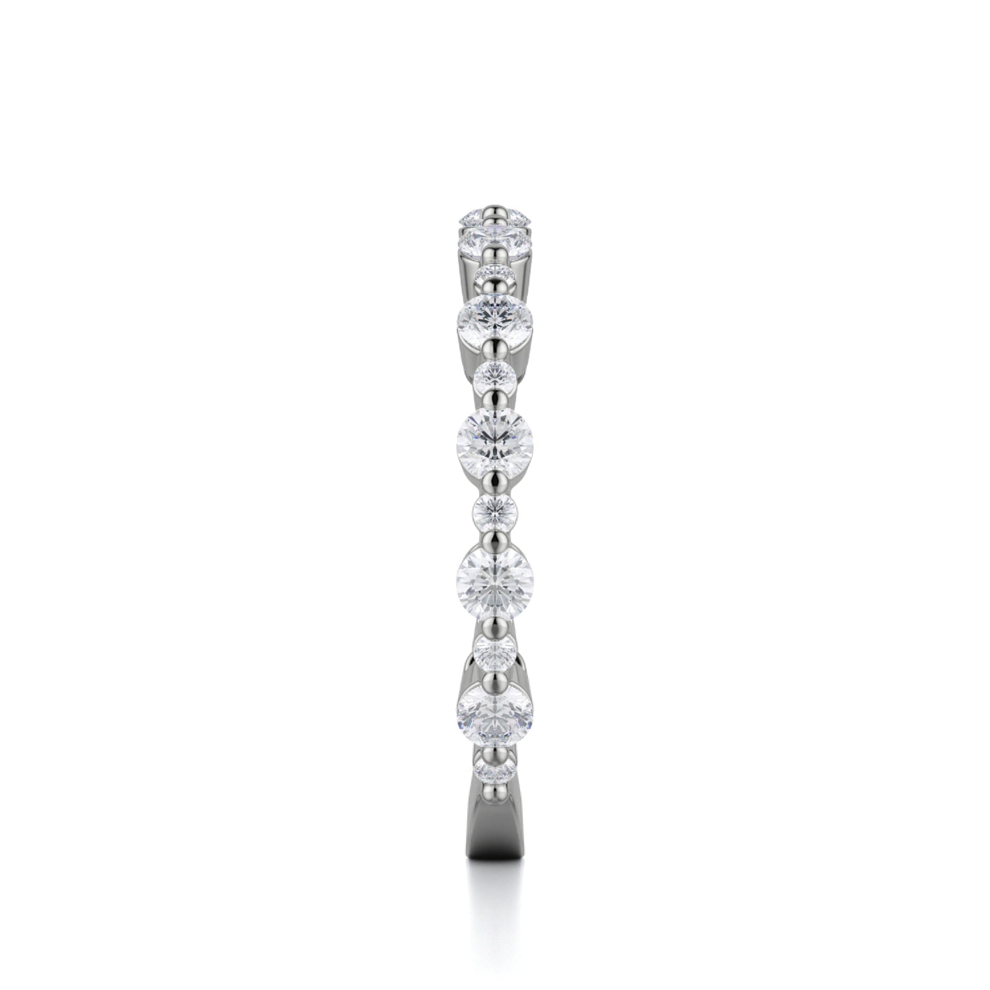 Classic Diamond Cluster Band - Everett Jewelry