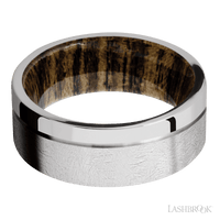 Cobalt Chrome with Distressed , Polish Finish and Bocote - Everett Jewelry
