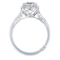 Dantela | Round with Cushion Bloom Engagement Ring - Everett Jewelry