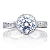 Dantela | Round with Cushion Bloom Engagement Ring - Everett Jewelry