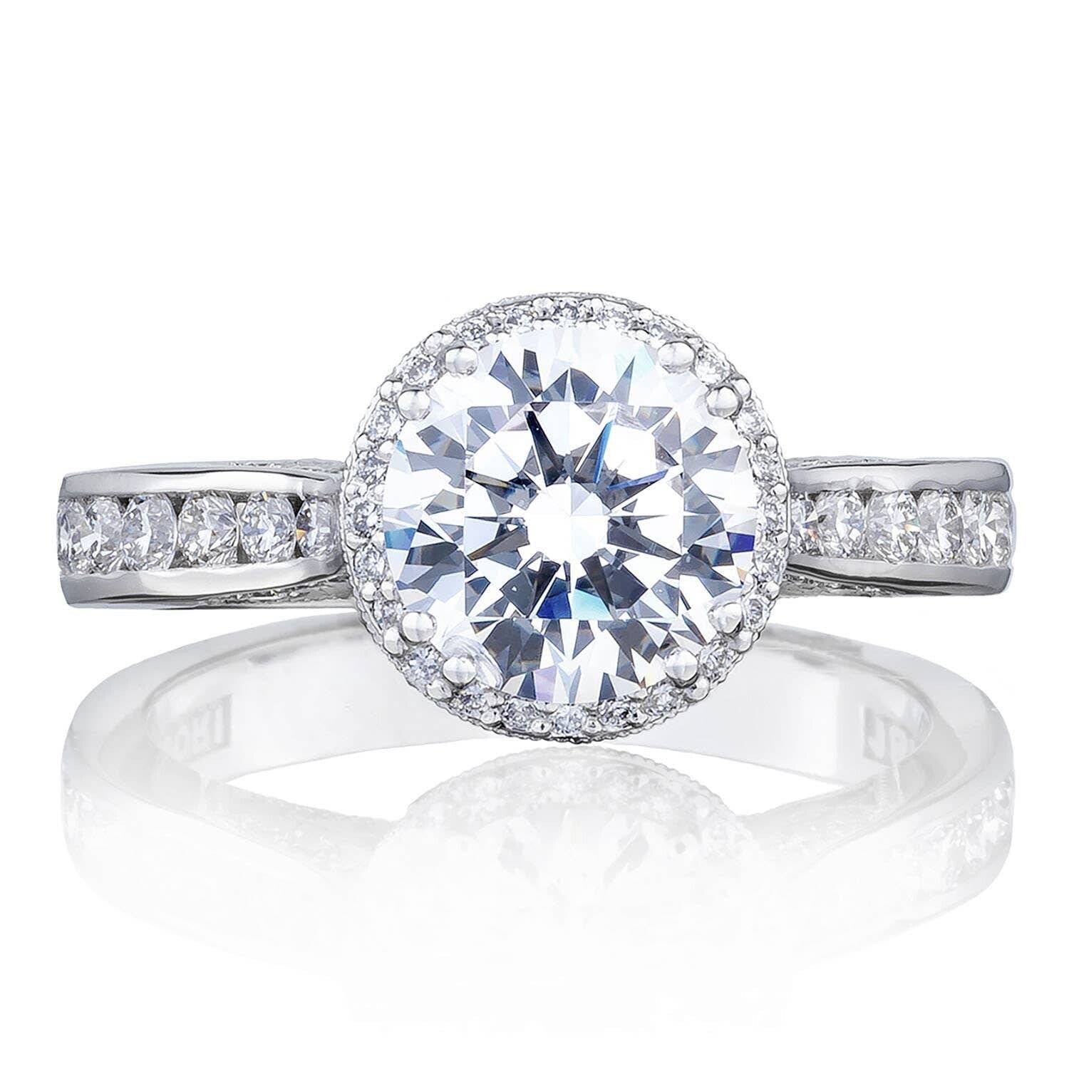 Dantela | Round with Cushion Bloom Engagement Ring - Everett Jewelry
