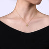 Diamond Cut - 14K White - Yellow Gold Bujukan Diamond Cut Pendant Necklace - Everett Jewelry