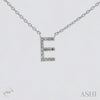 'E' Initial Diamond Pendant - Everett Jewelry