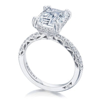 Emerald Solitaire Engagement Ring - Everett Jewelry