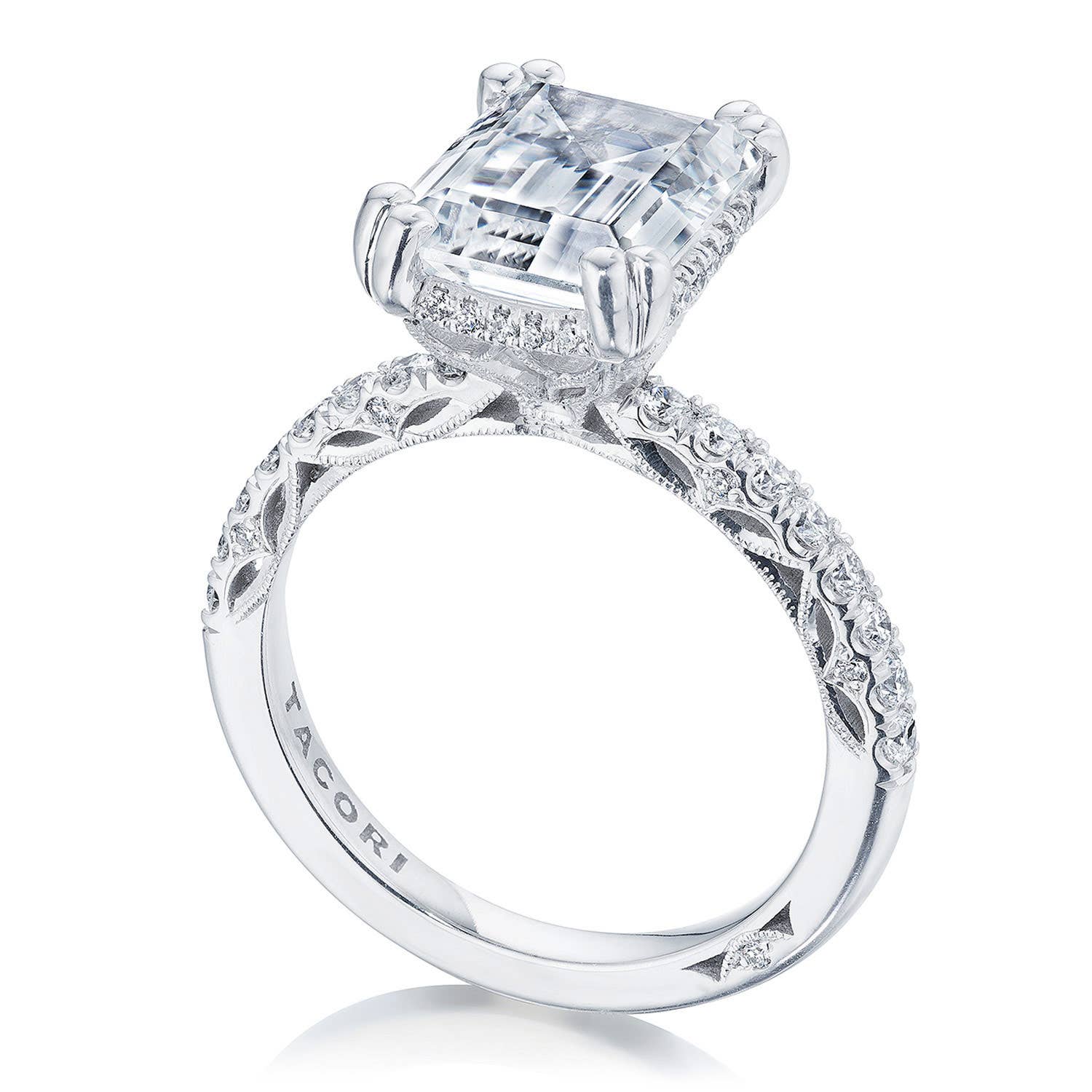 Emerald Solitaire Engagement Ring - Everett Jewelry