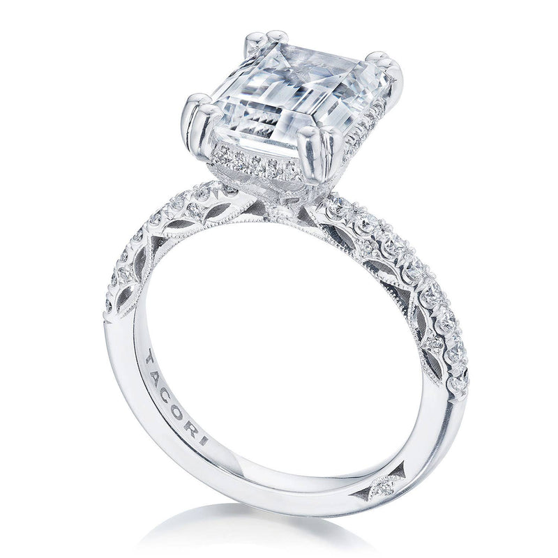 Emerald Solitaire Engagement Ring - Everett Jewelry