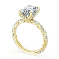 Founder's Collection | Emerald Bloom Engagement Ring - Everett Jewelry