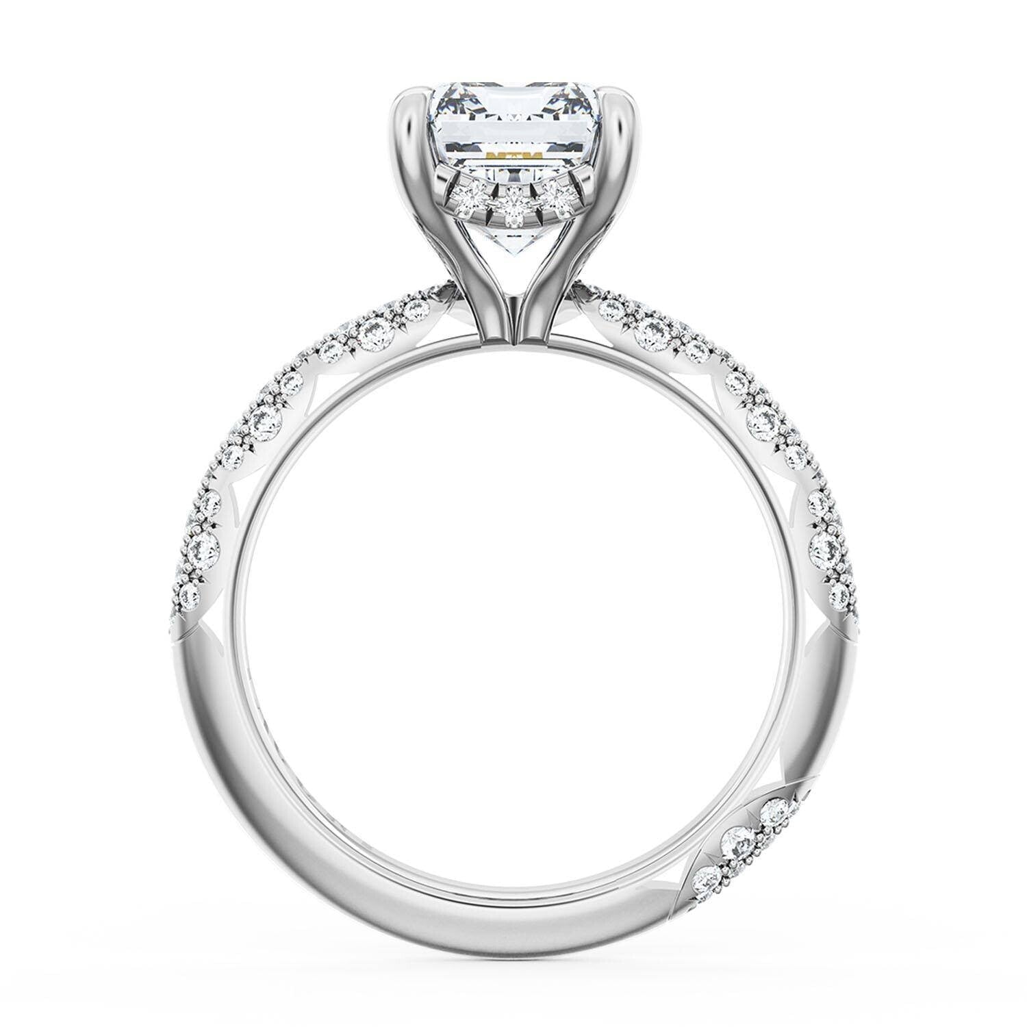 Founder's Collection | Emerald Bloom Engagement Ring - Everett Jewelry