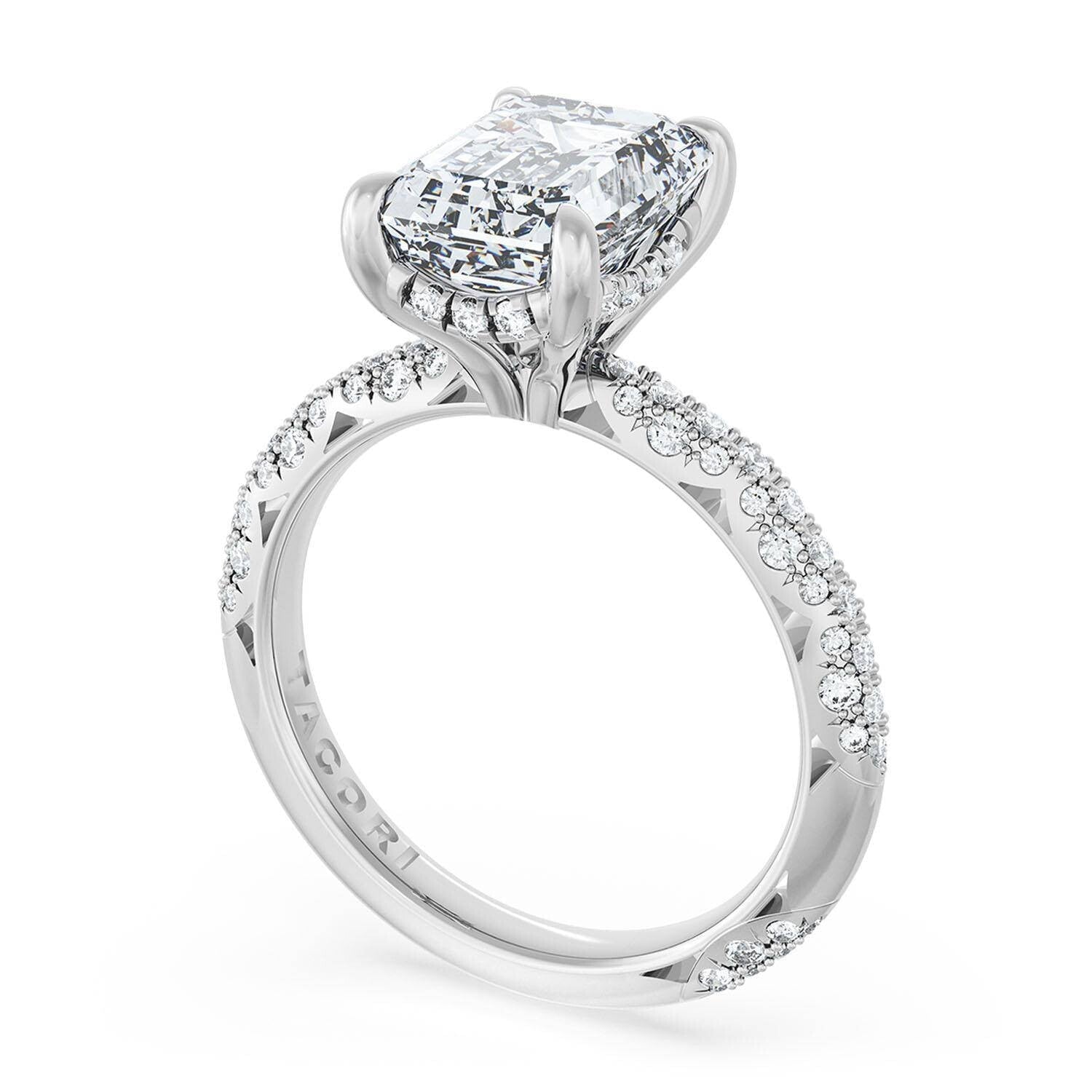 Founder's Collection | Emerald Bloom Engagement Ring - Everett Jewelry