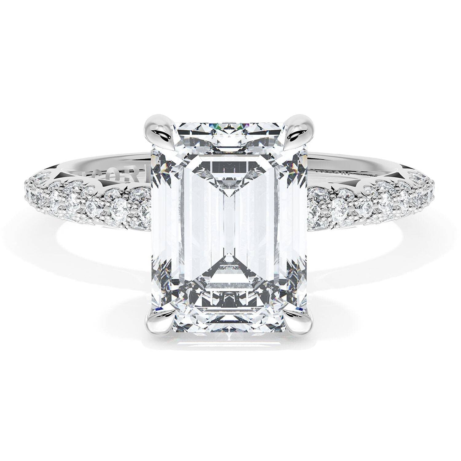 Founder's Collection | Emerald Bloom Engagement Ring - Everett Jewelry