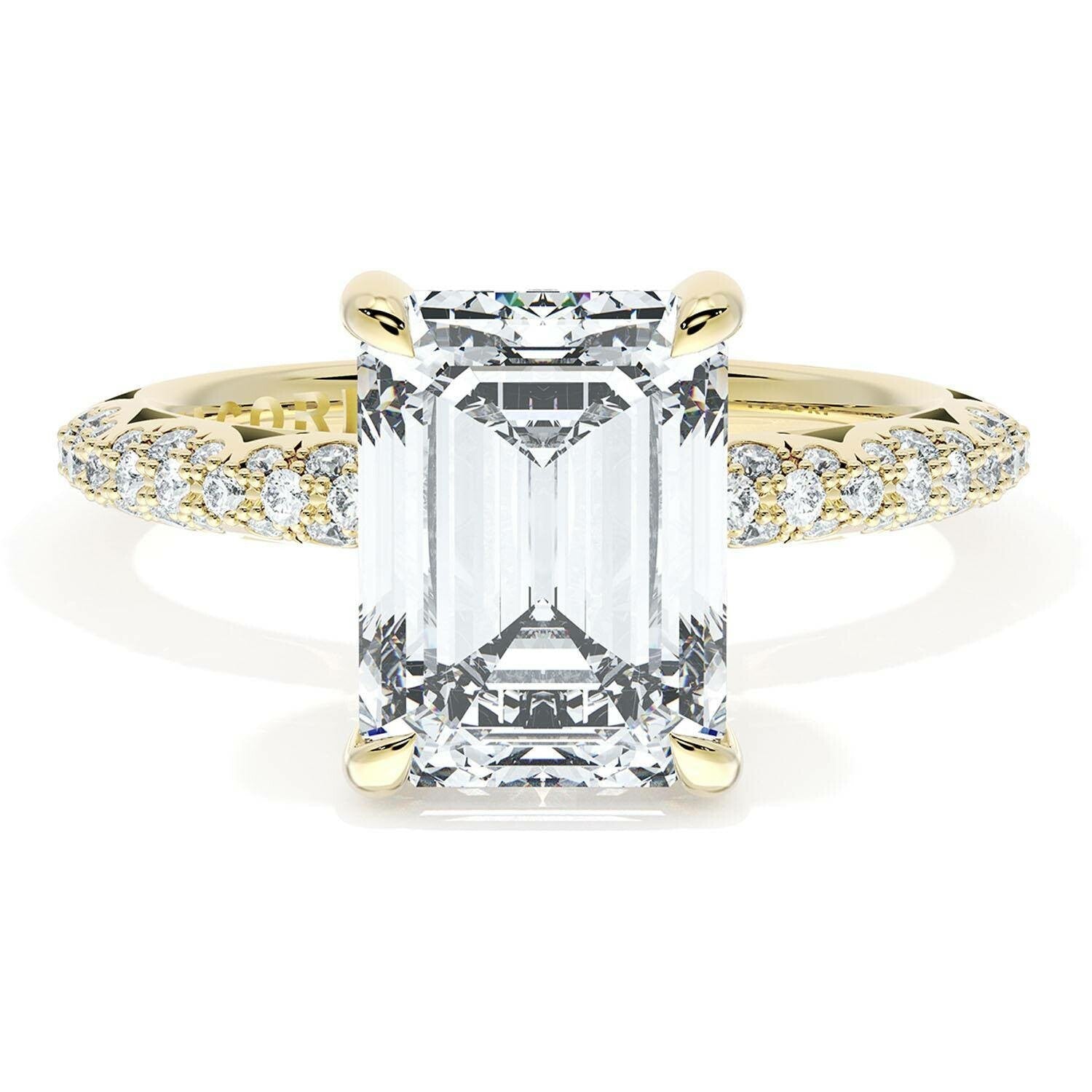 Founder's Collection | Emerald Bloom Engagement Ring - Everett Jewelry