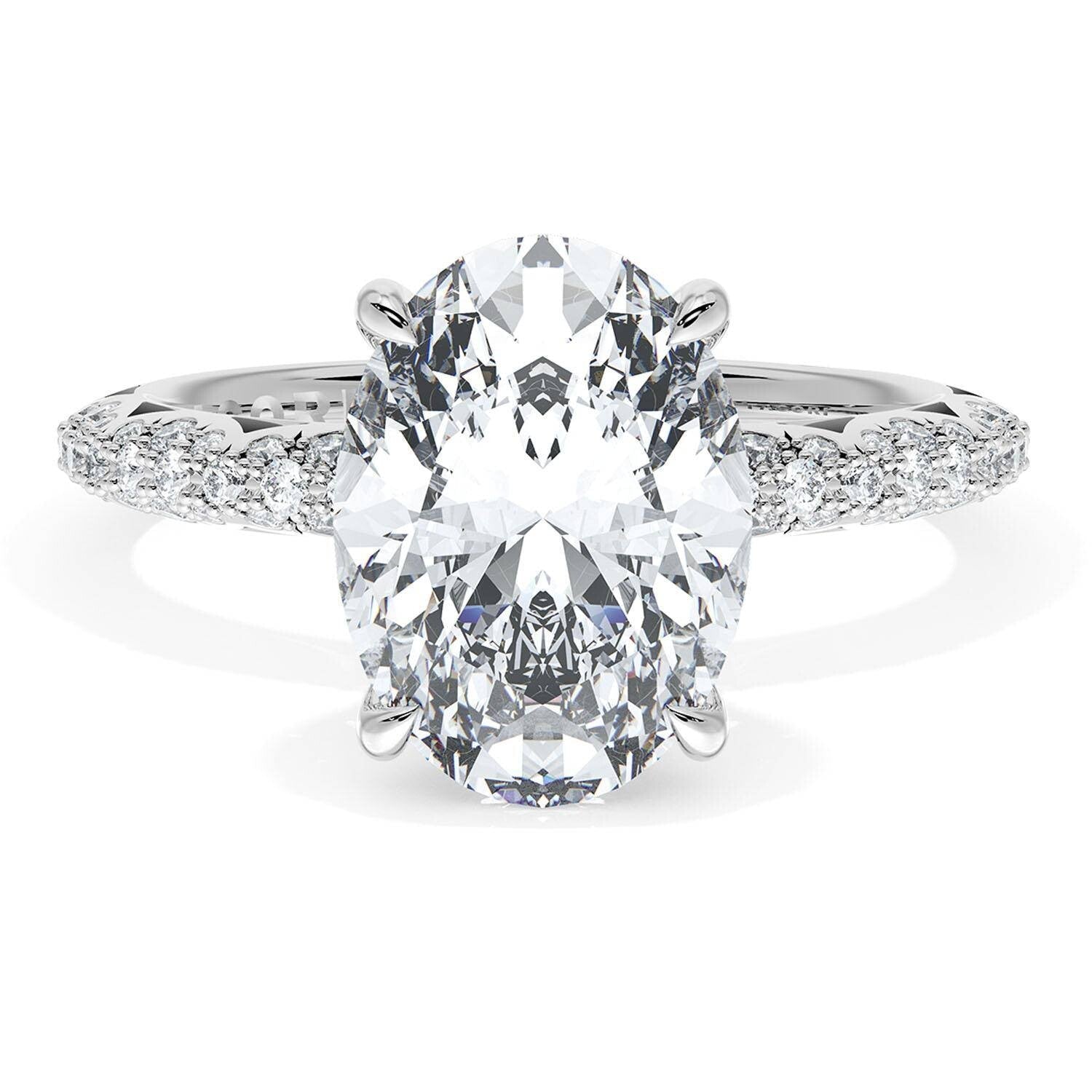 Founder's Collection | Oval Bloom Engagement Ring - Everett Jewelry