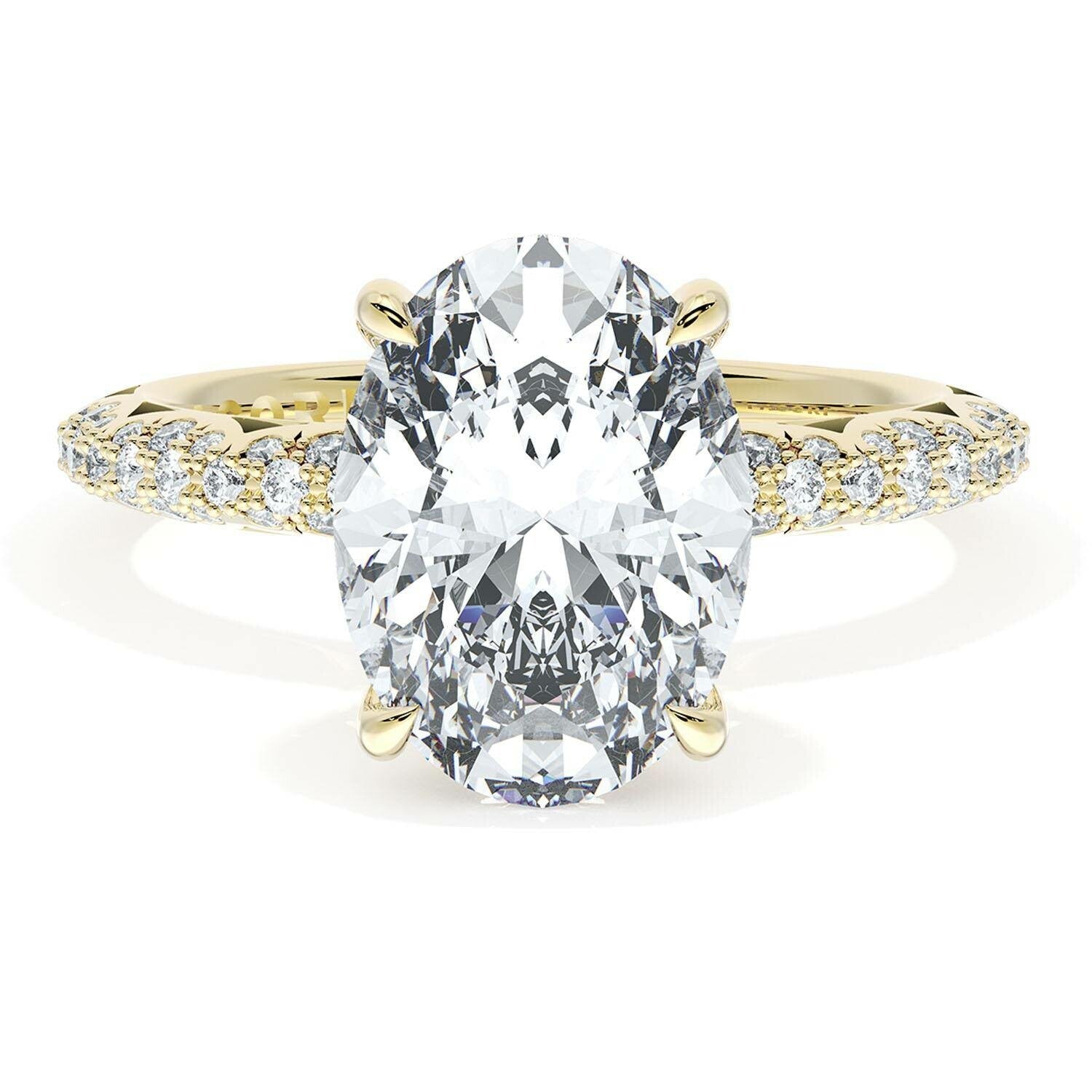 Founder's Collection | Oval Bloom Engagement Ring - Everett Jewelry