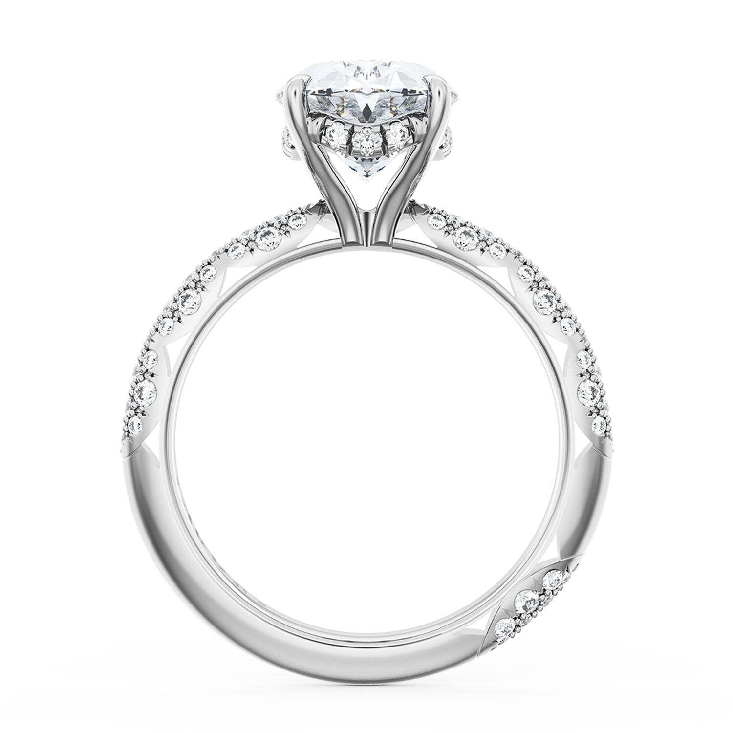 Founder's Collection | Oval Bloom Engagement Ring - Everett Jewelry