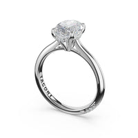 Founder's Collection | Oval Solitaire Engagement Ring - Everett Jewelry