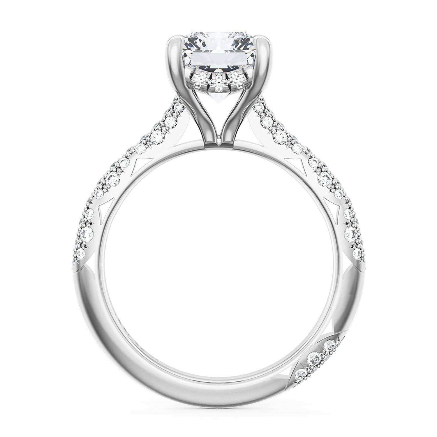 Founder's Collection | Radiant Bloom Engagement Ring - Everett Jewelry