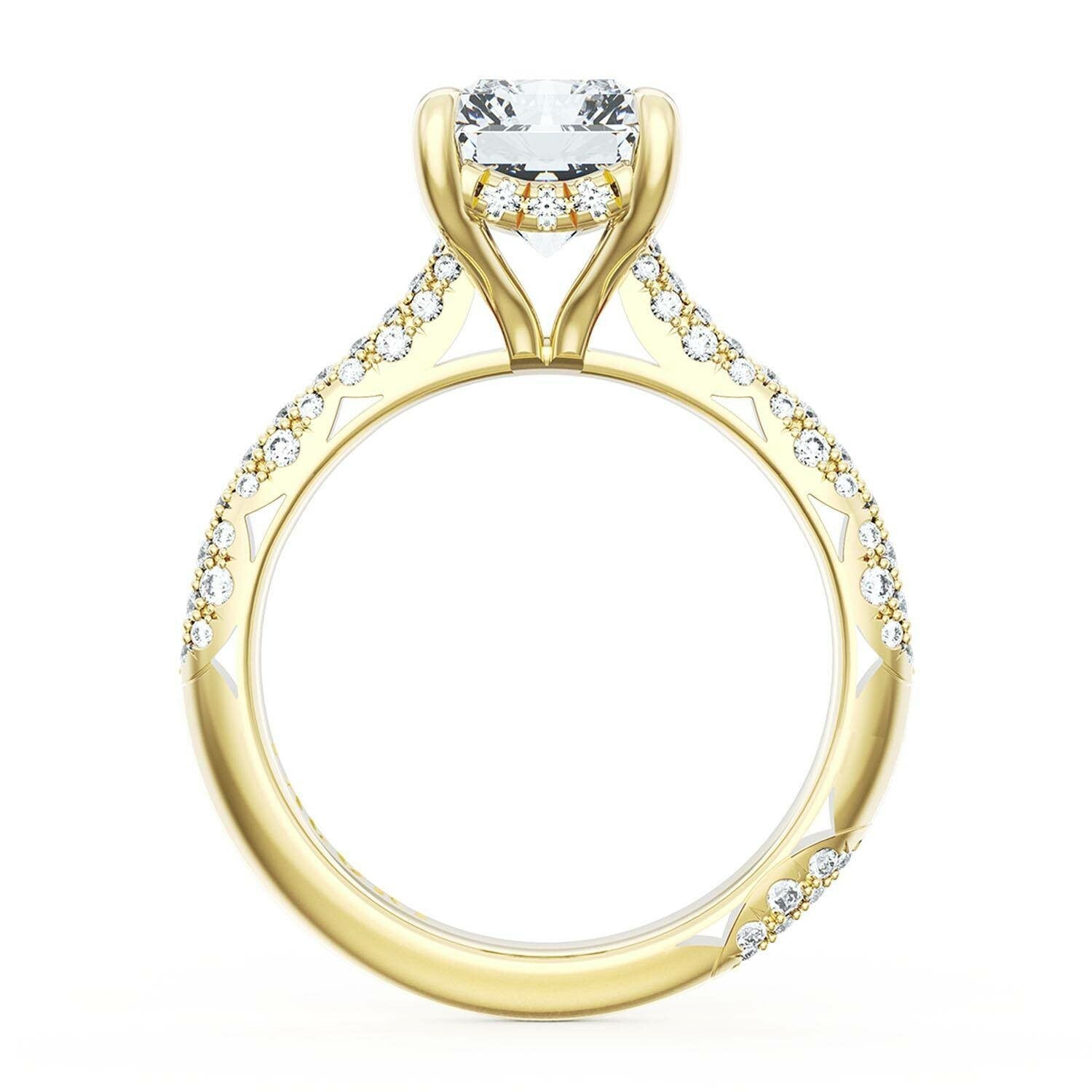 Founder's Collection | Radiant Bloom Engagement Ring - Everett Jewelry
