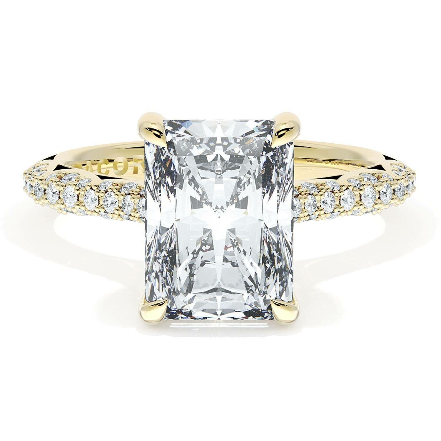 Founder's Collection | Radiant Bloom Engagement Ring - Everett Jewelry