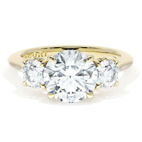 Founder's Collection | Round 3 - Stone Engagement Ring - Everett Jewelry