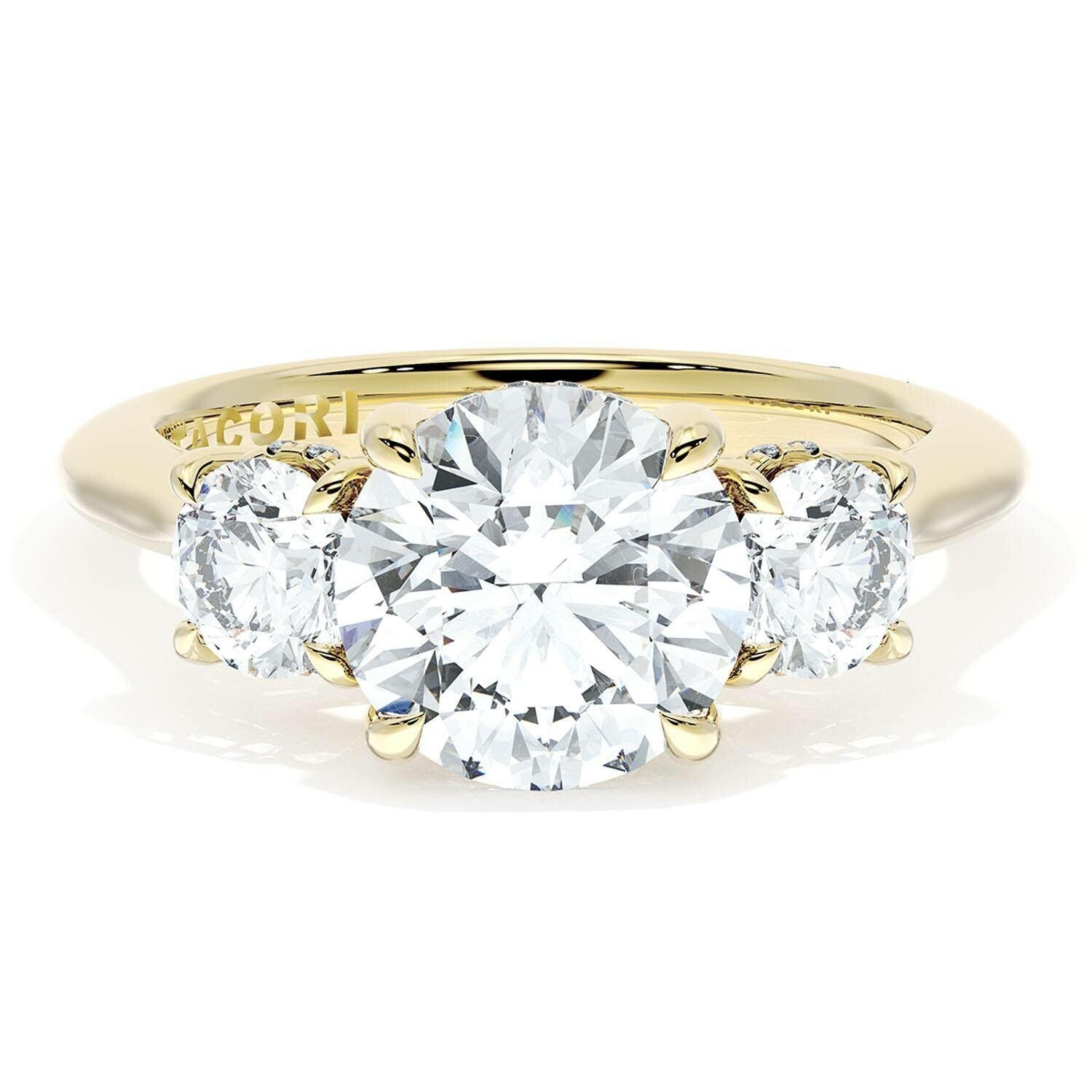 Founder's Collection | Round 3 - Stone Engagement Ring - Everett Jewelry