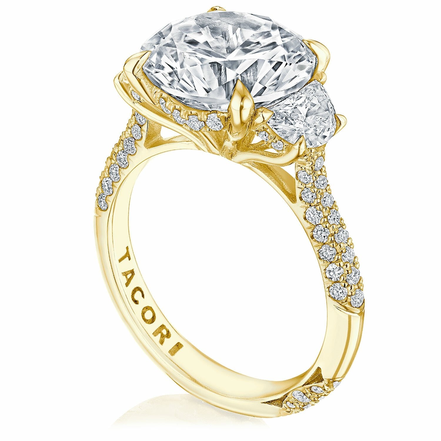 Founder's Collection | Round 3 - Stone Engagement Ring 3 - Everett Jewelry