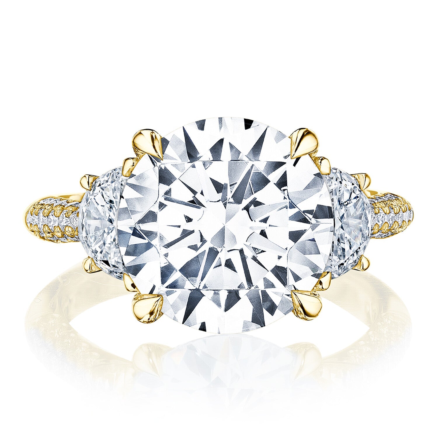 Founder's Collection | Round 3 - Stone Engagement Ring 3 - Everett Jewelry