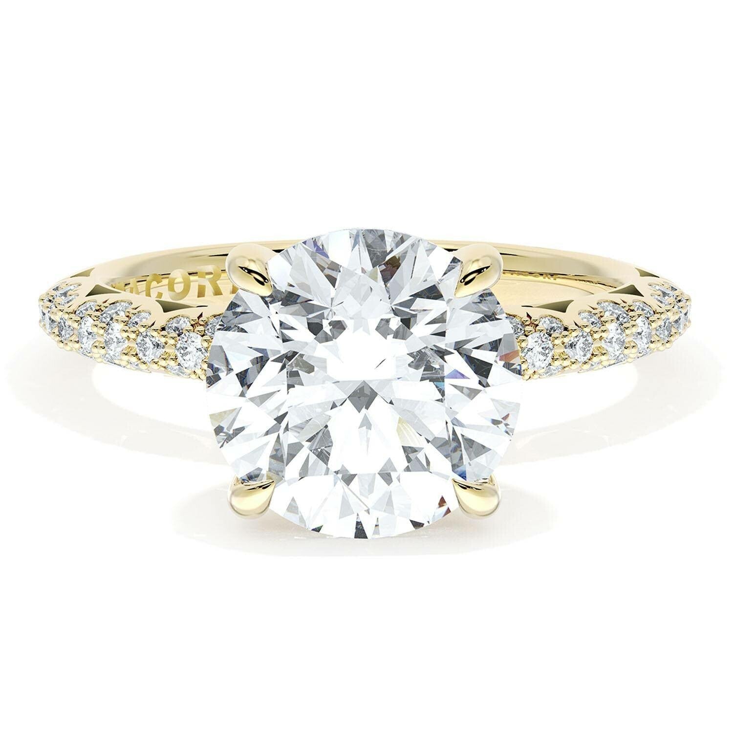 Founder's Collection | Round Bloom Engagement Ring - Everett Jewelry