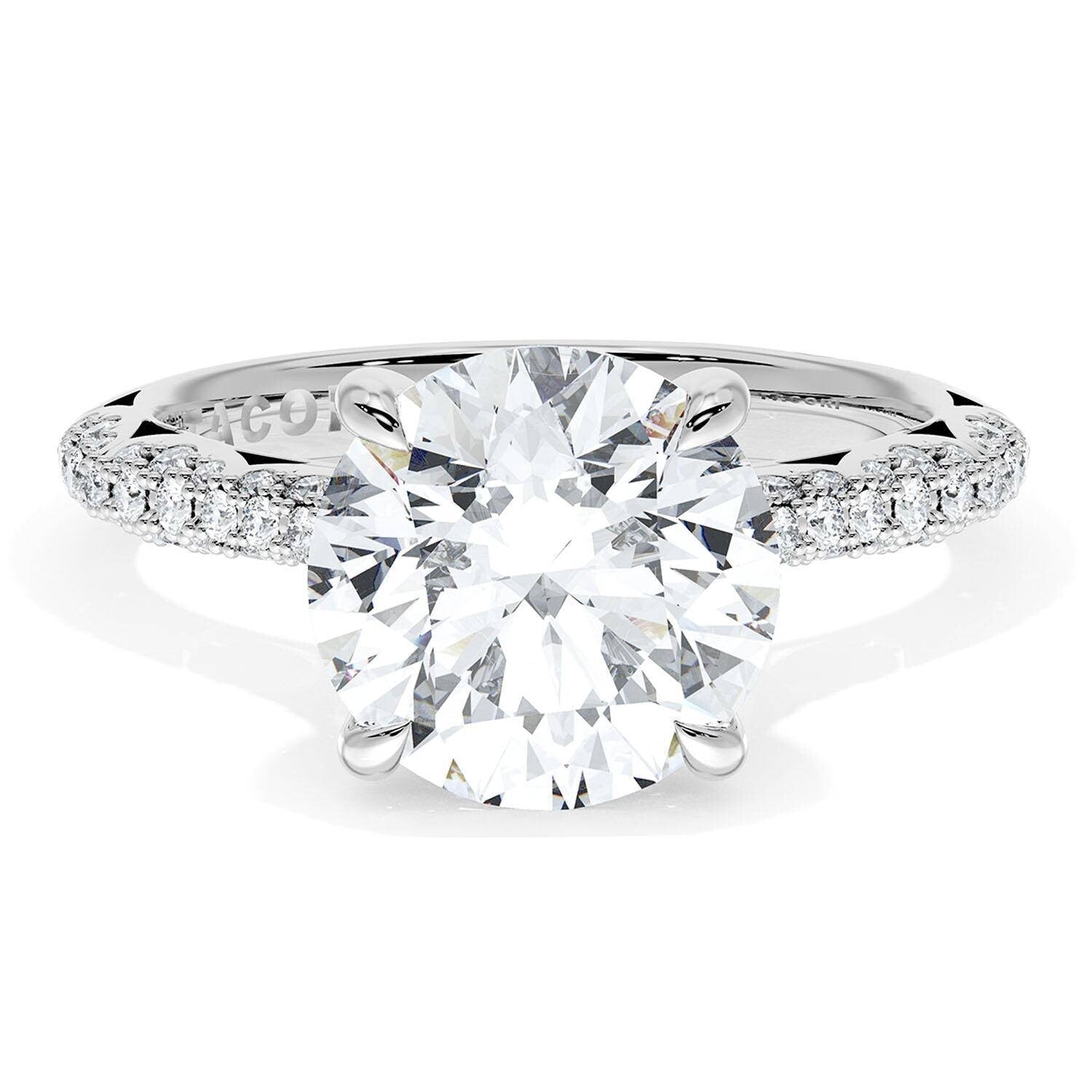 Founder's Collection | Round Bloom Engagement Ring - Everett Jewelry