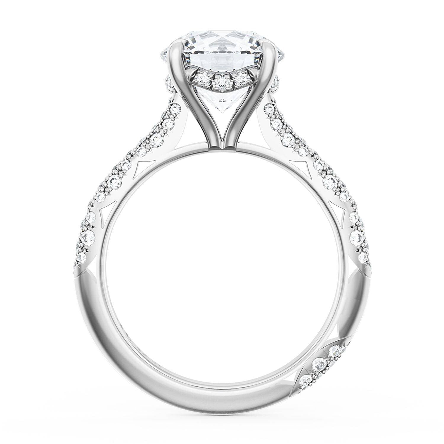 Founder's Collection | Round Bloom Engagement Ring - Everett Jewelry