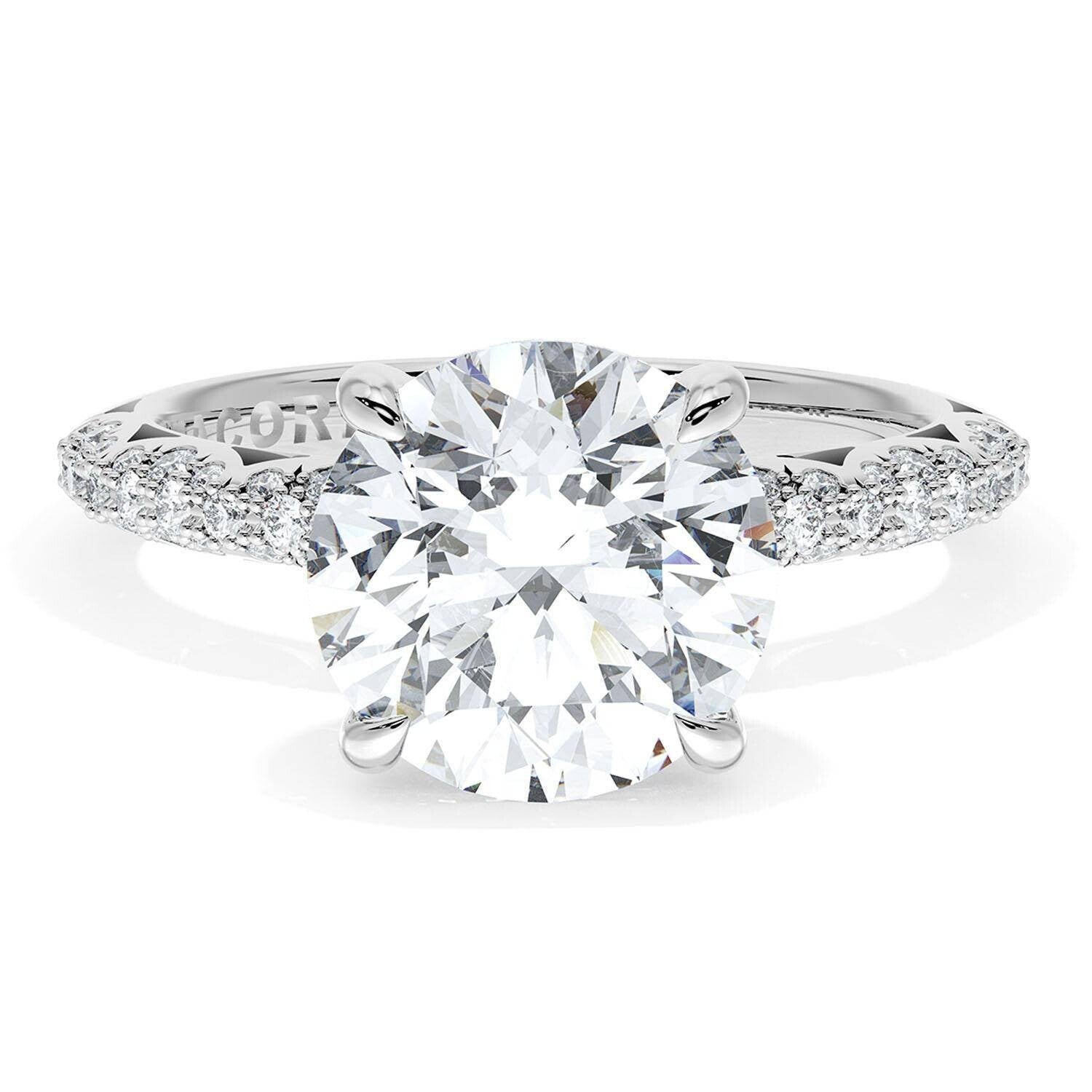 Founder's Collection | Round Bloom Engagement Ring - Everett Jewelry