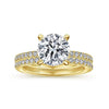 Gabriel Bridal ENGAGEMENT RINGS Broderick - 14K Yellow Gold Round Diamond Engagement Ring