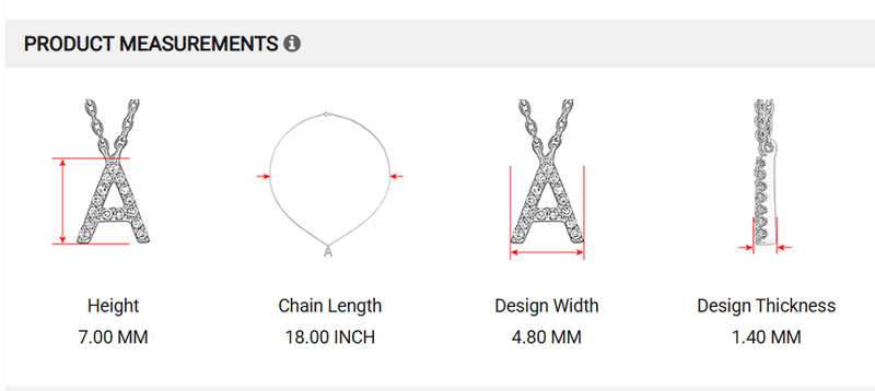 Initial Diamond Pendant 10kt - Everett Jewelry
