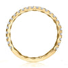 Lady's Statement Quilted Band - Yellow Gold - Everett Jewelry