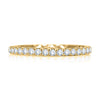 Lady's Statement Quilted Band - Yellow Gold - Everett Jewelry