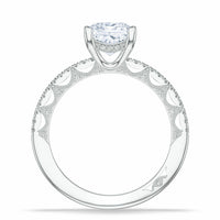 Lunetta Crescent | Princess Solitaire Engagement Ring - Everett Jewelry
