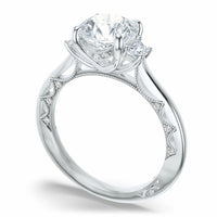 Lunetta Crescent | Round 3 - Stone Engagement Ring - Everett Jewelry