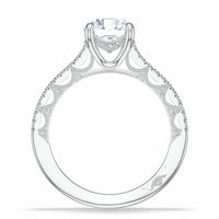 Lunetta Crescent | Round Solitaire Engagement Ring - Everett Jewelry