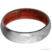 Meteorite with None Finish and Padauk - Everett Jewelry