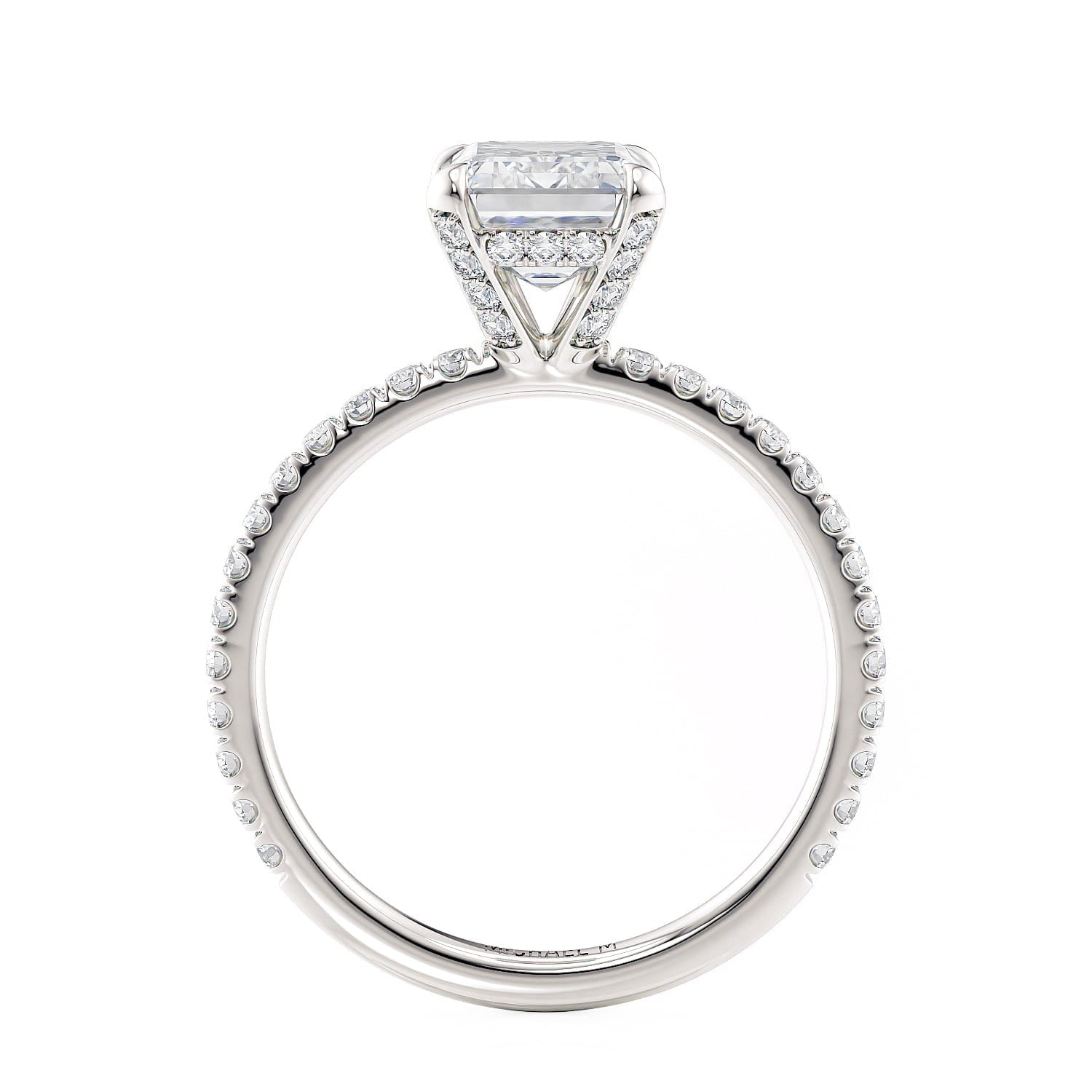 Michael M Crown R753 - 2 Emerald - Everett Jewelry